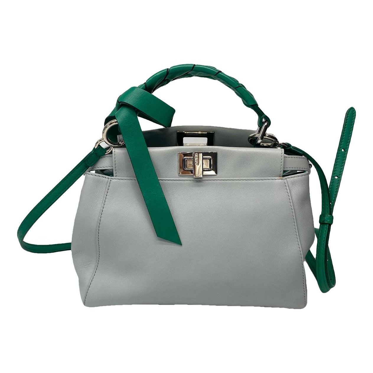 Peekaboo leather handbag