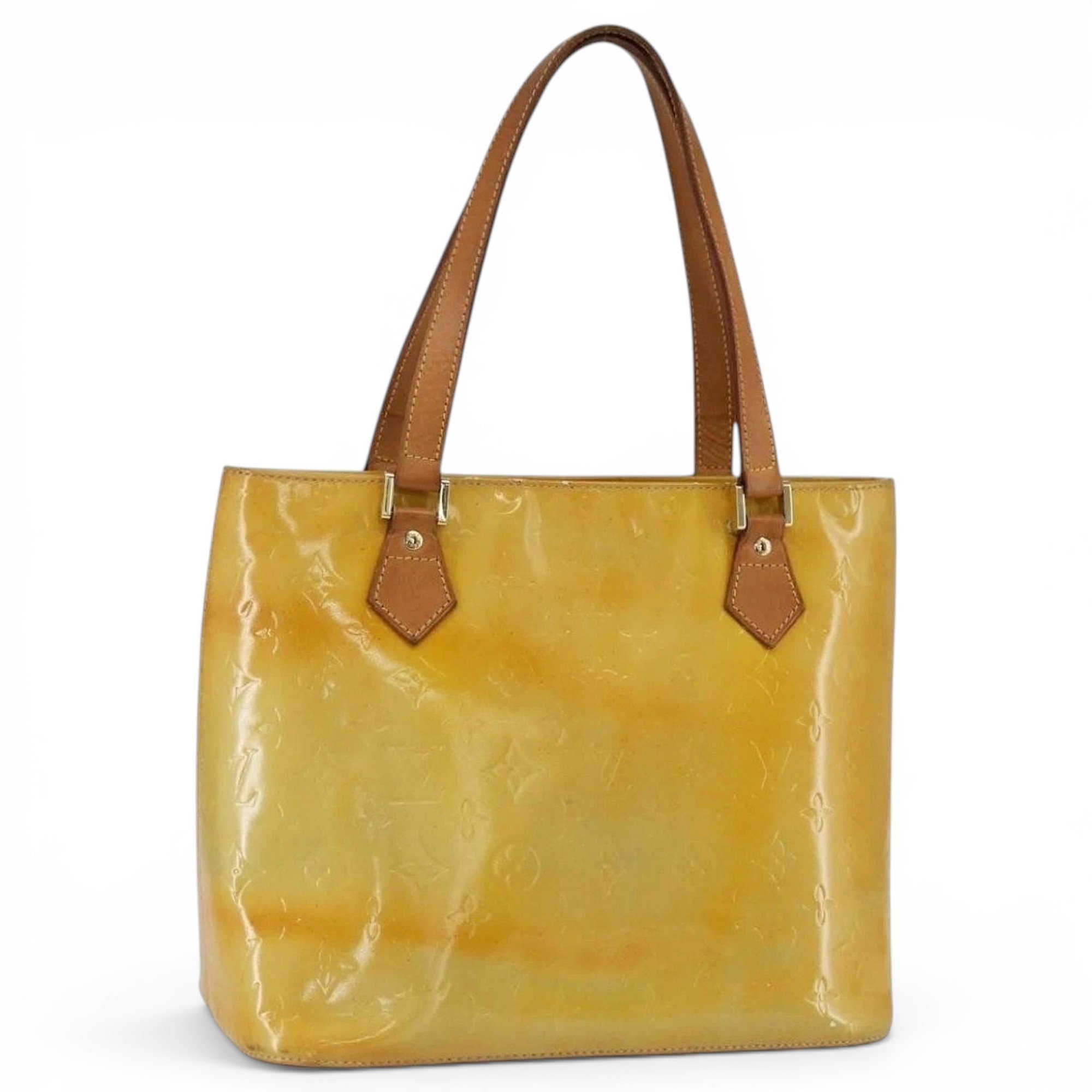 Houston patent leather handbag