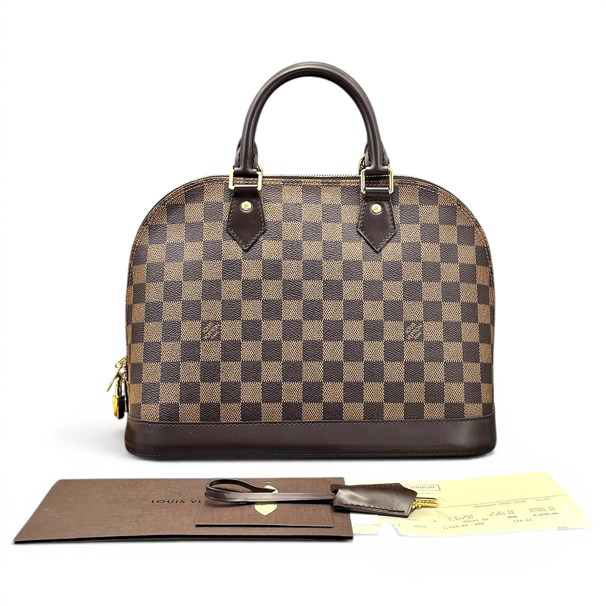 Alma leather handbag