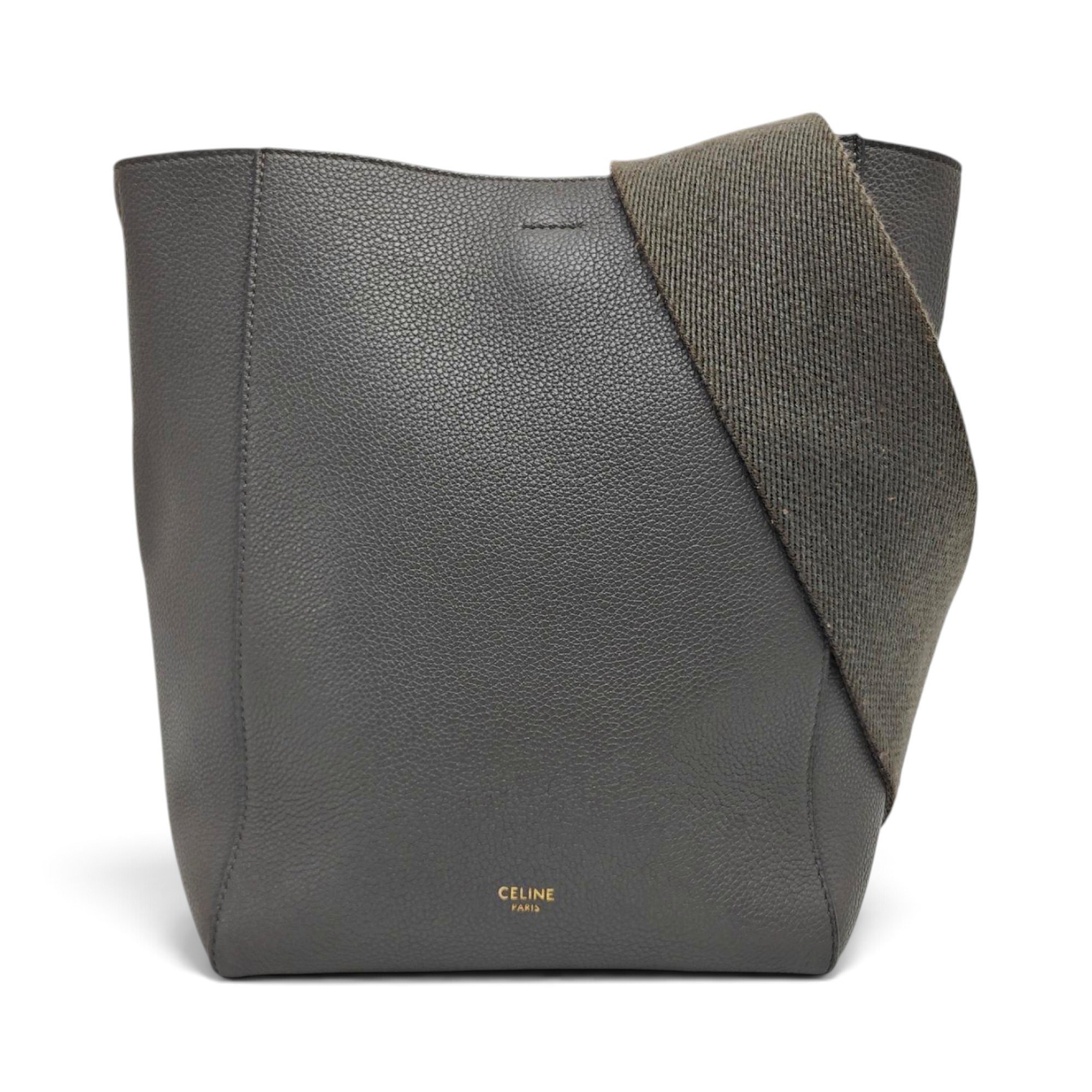 Seau Sangle leather handbag