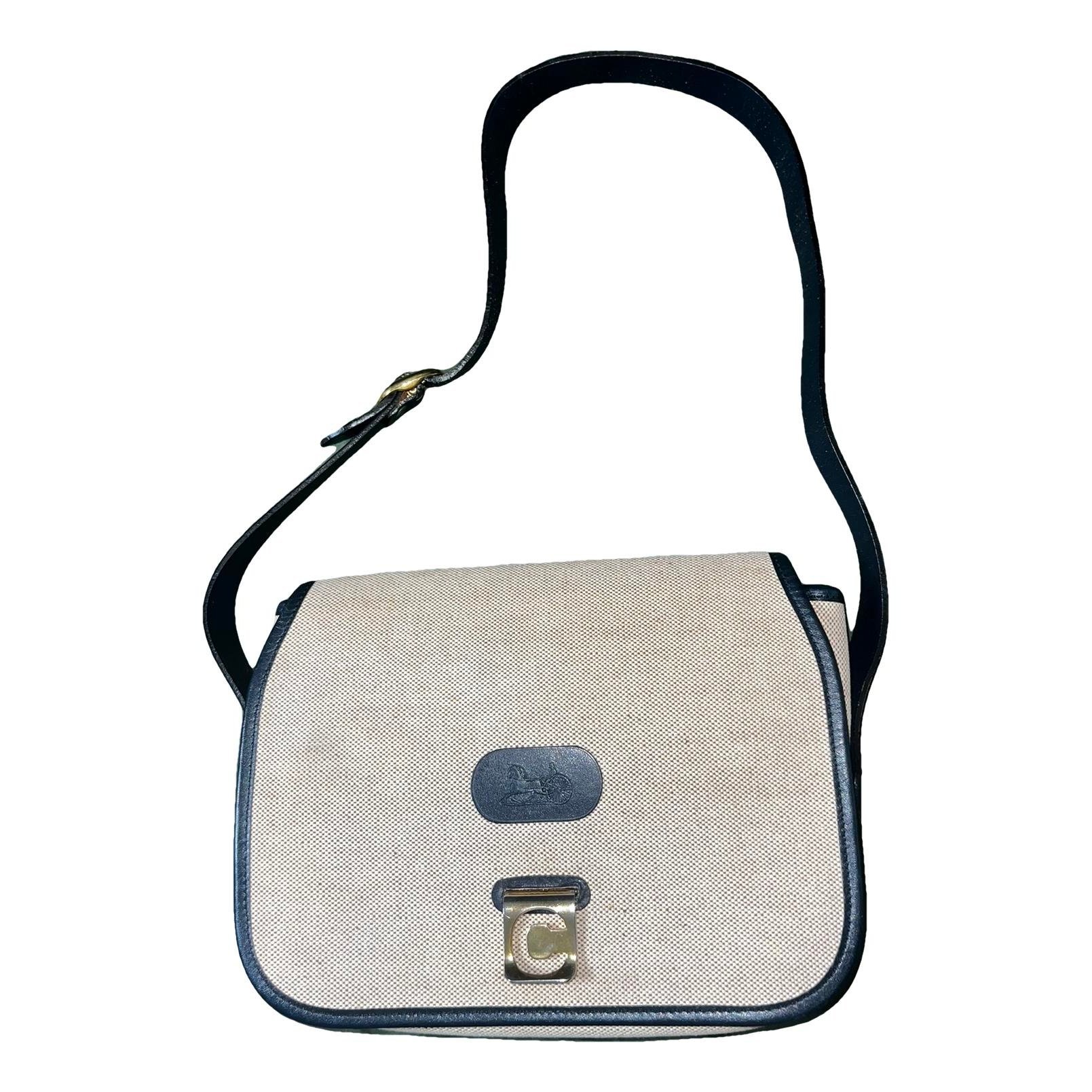 Trotteur linen handbag