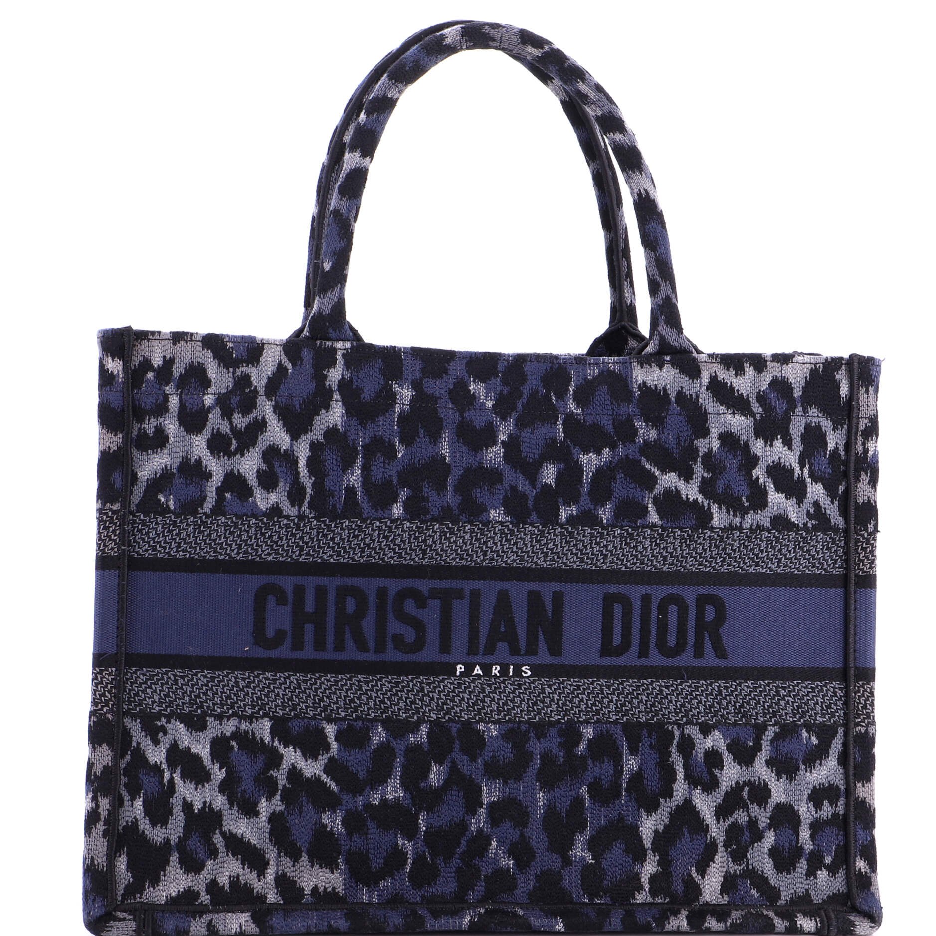 Book Tote Mizza Embroidered Canvas Medium