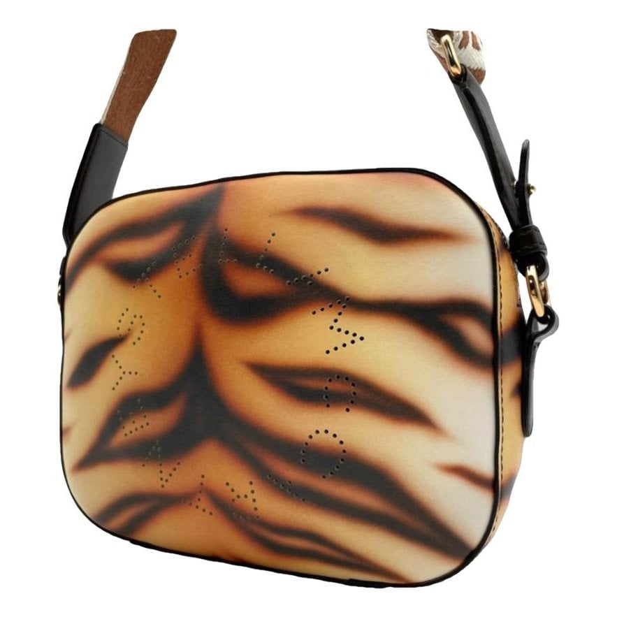Logo vegan leather handbag