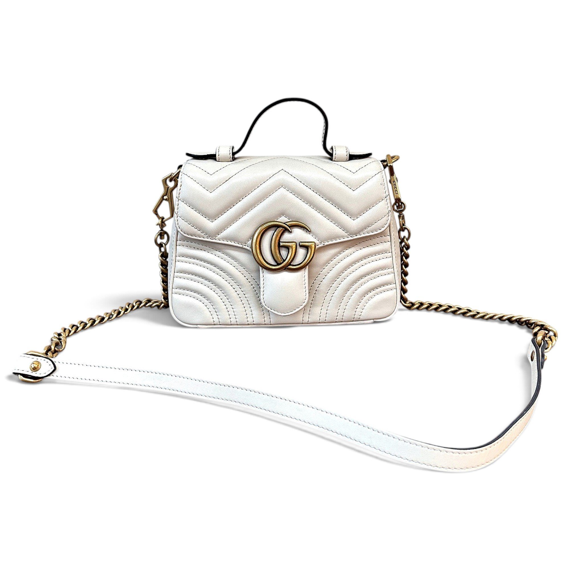 GG Marmont Flap leather handbag