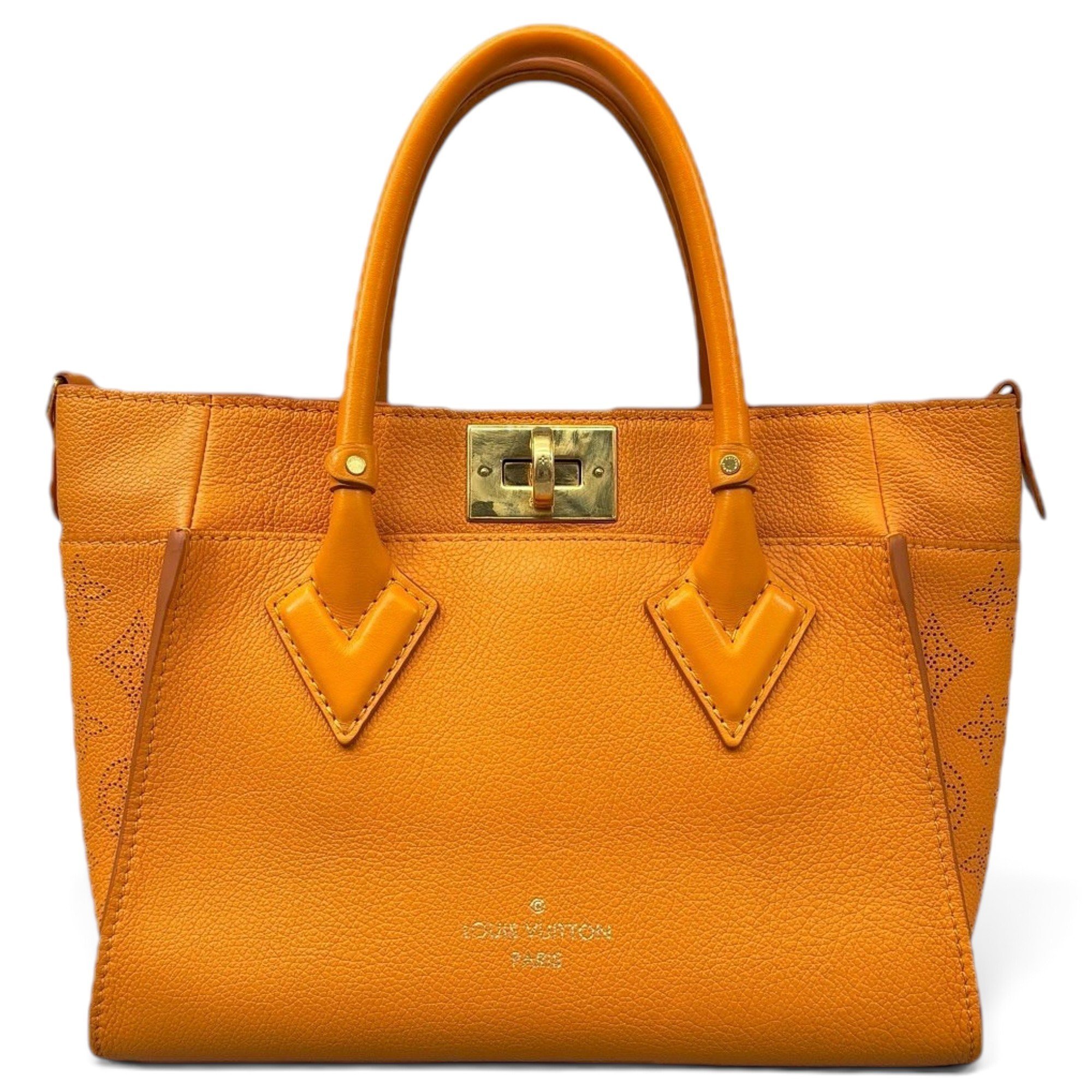 On My Side leather handbag