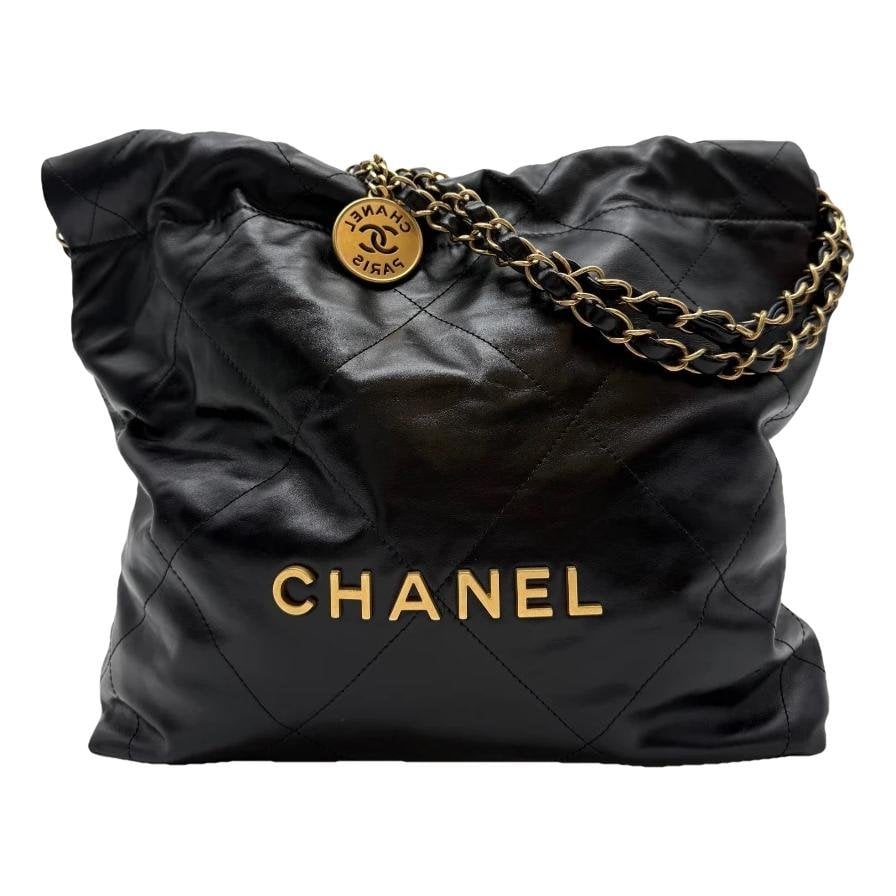 Chanel 22 leather tote