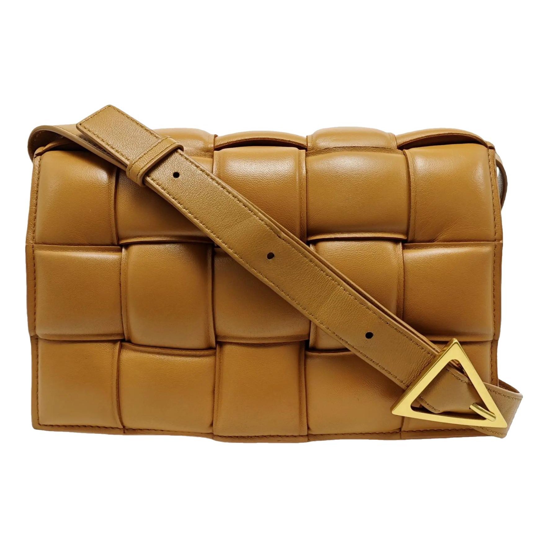 Cassette leather handbag