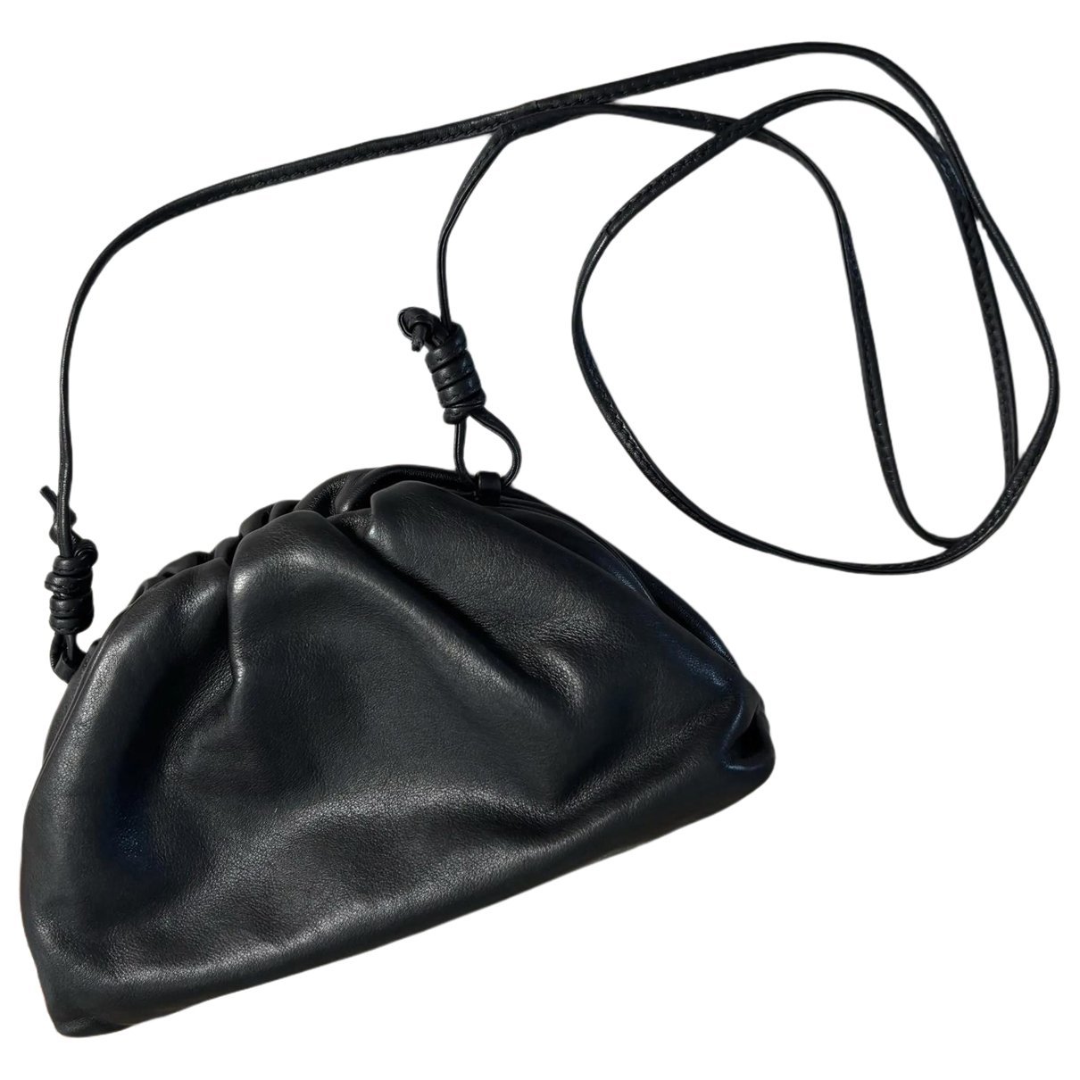 Pouch leather crossbody bag