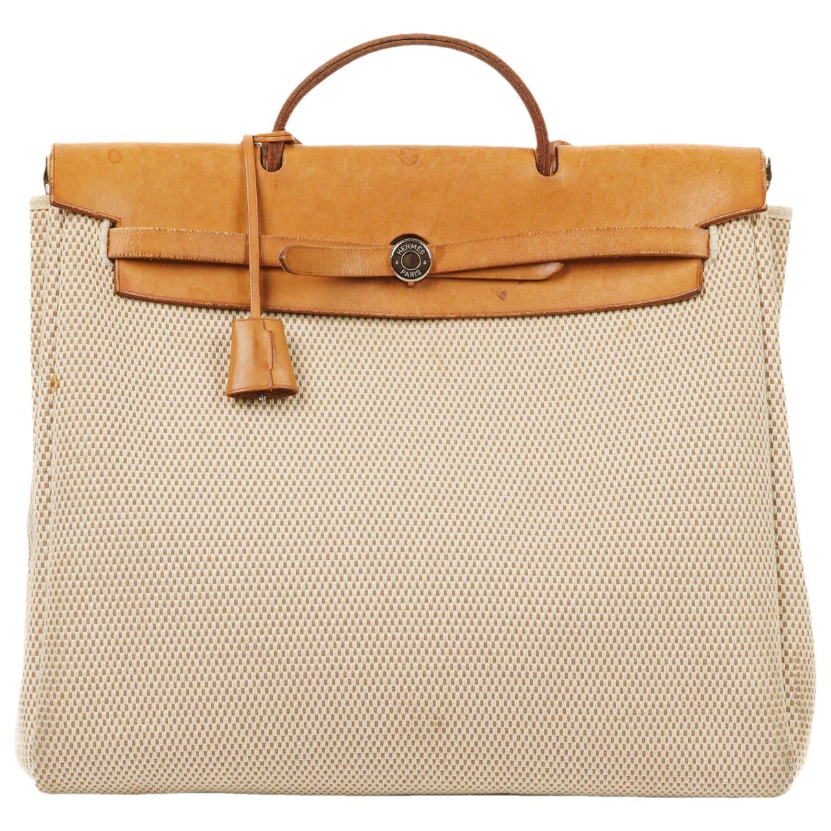 Hermes Herbag Handbag Vache Leather 2003