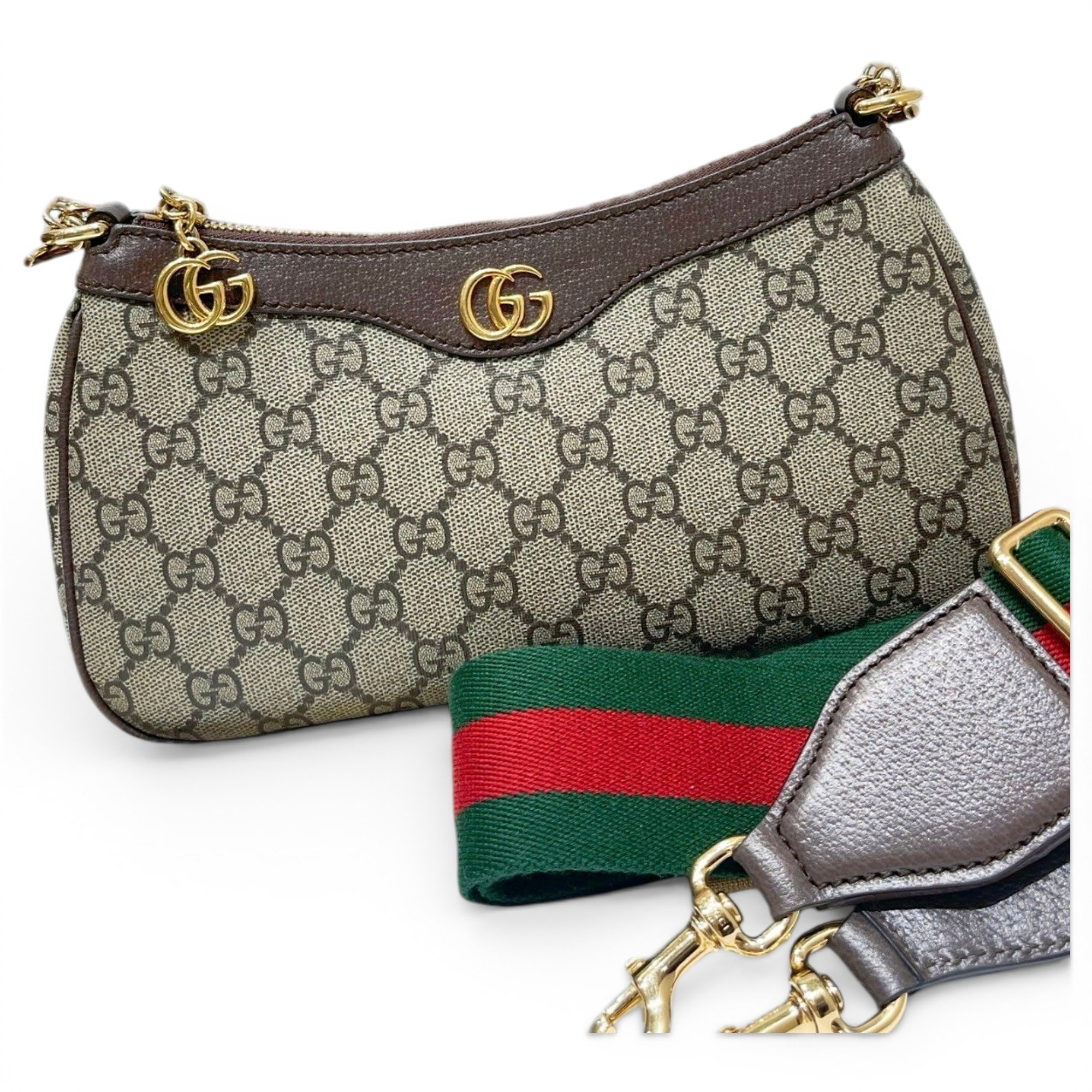 Ophidia leather handbag