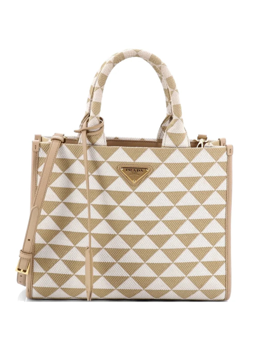 Symbole Shopper Jacquard Small tote bag