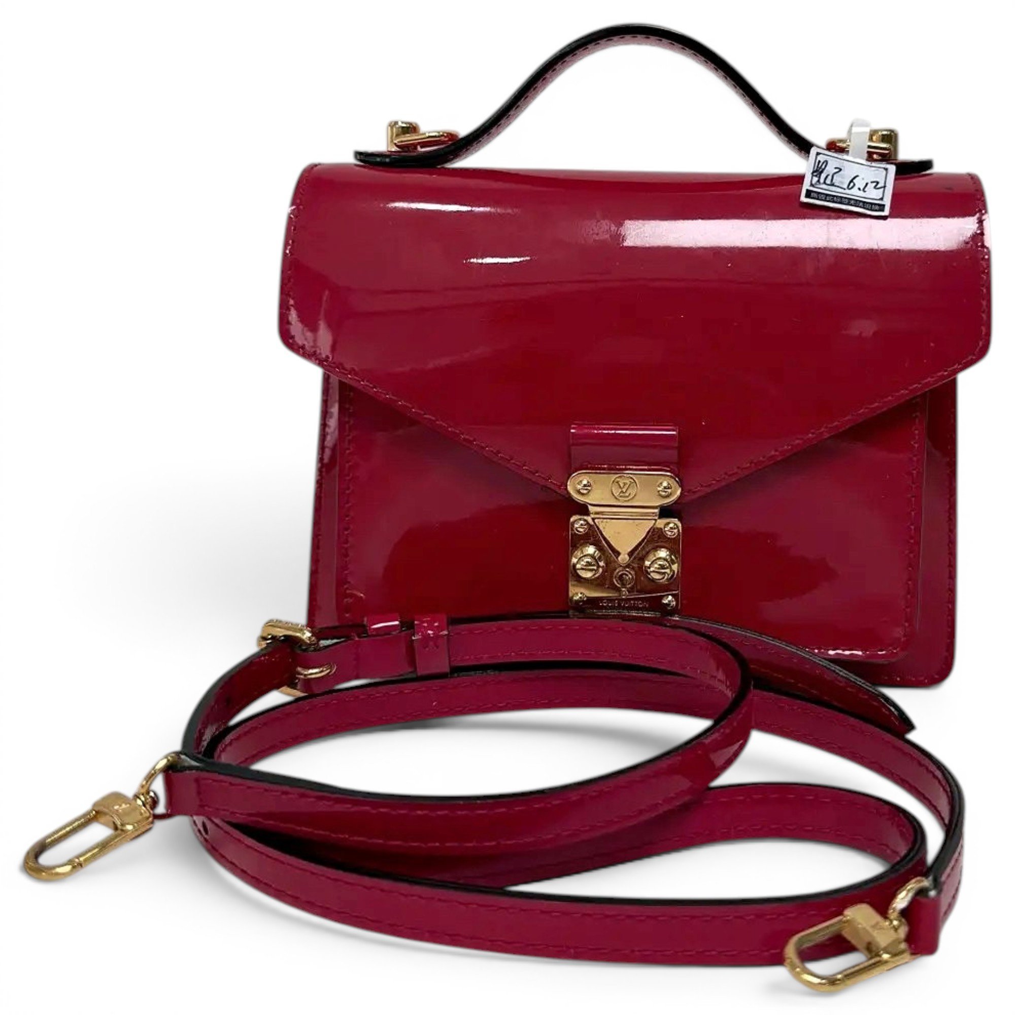 Neo Monceau patent leather handbag