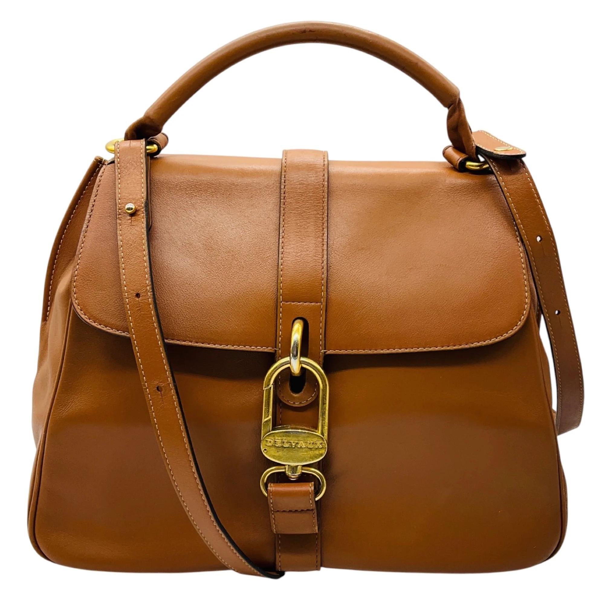 Delvaux Gin Fizz leather satchel