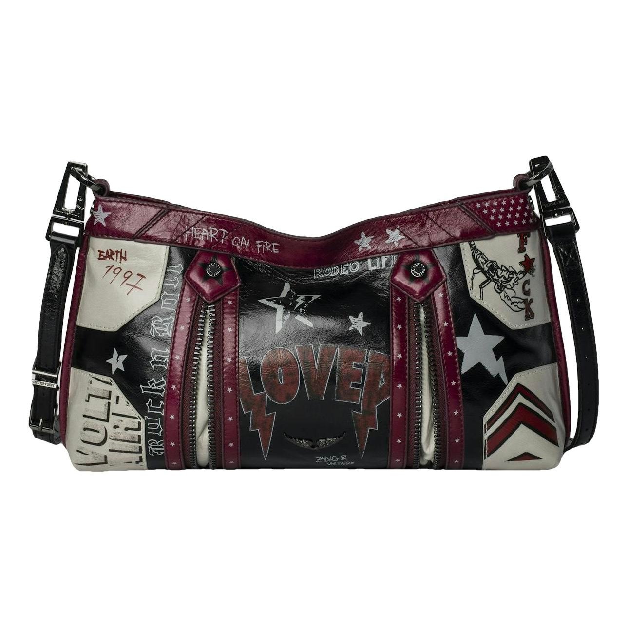 Leather crossbody bag