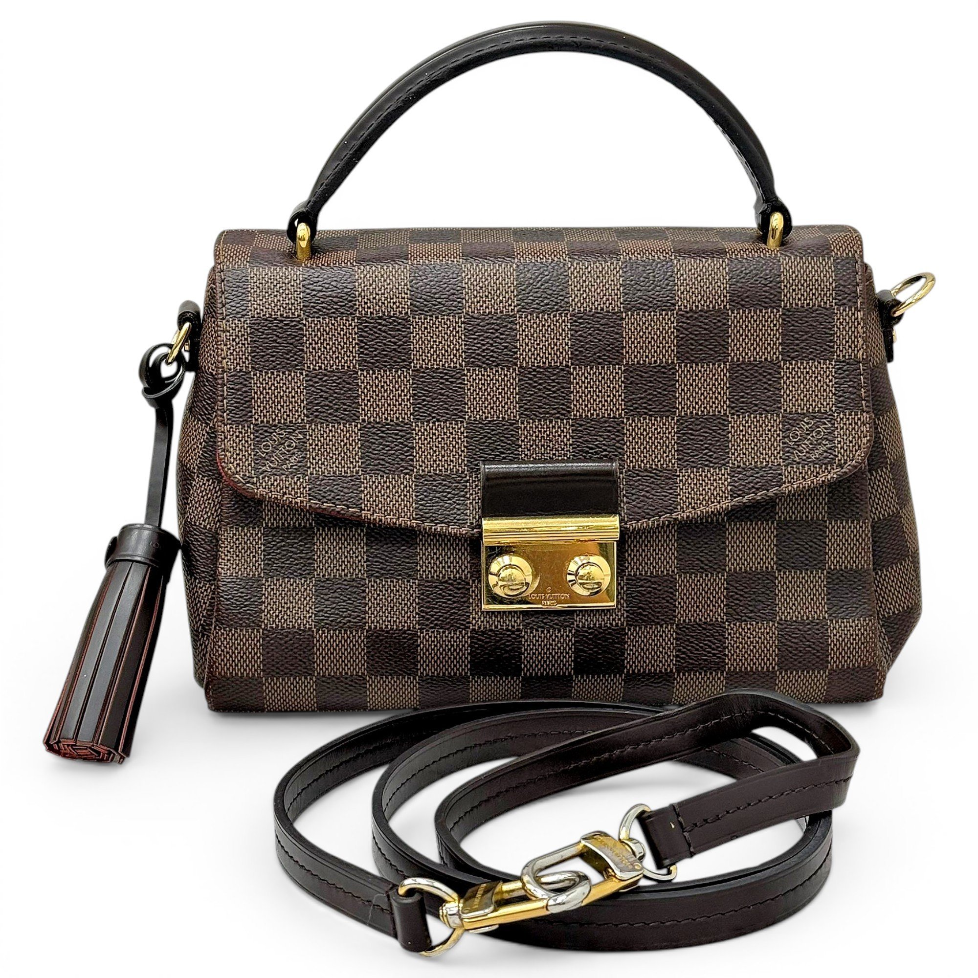 Croisette leather handbag