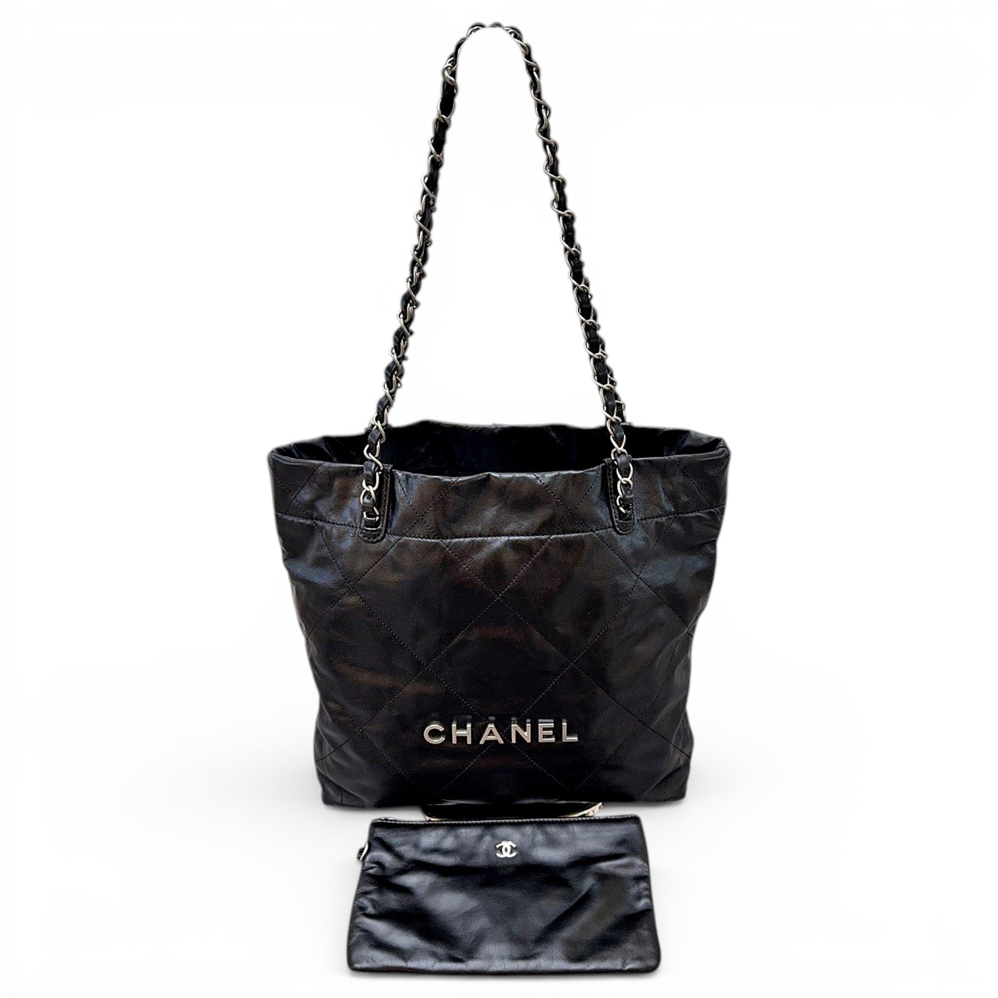 Leather tote