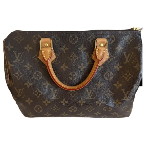 Speedy leather handbag