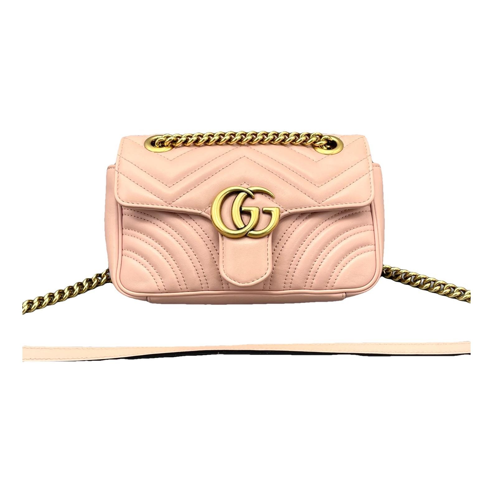 GG Marmont Flap leather handbag
