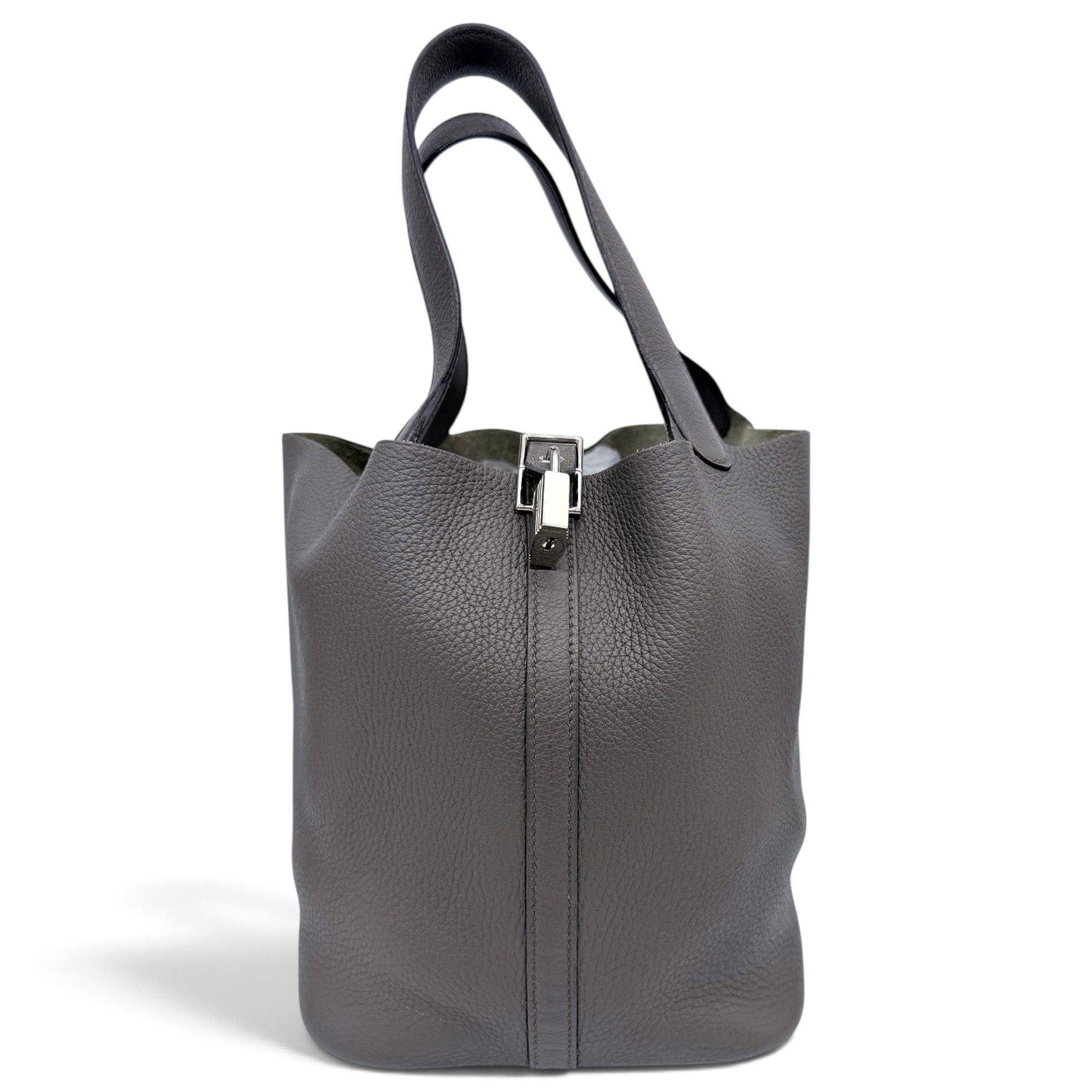Picotin leather handbag