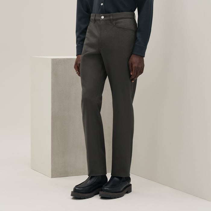 Bronze Straight Cut Jeans