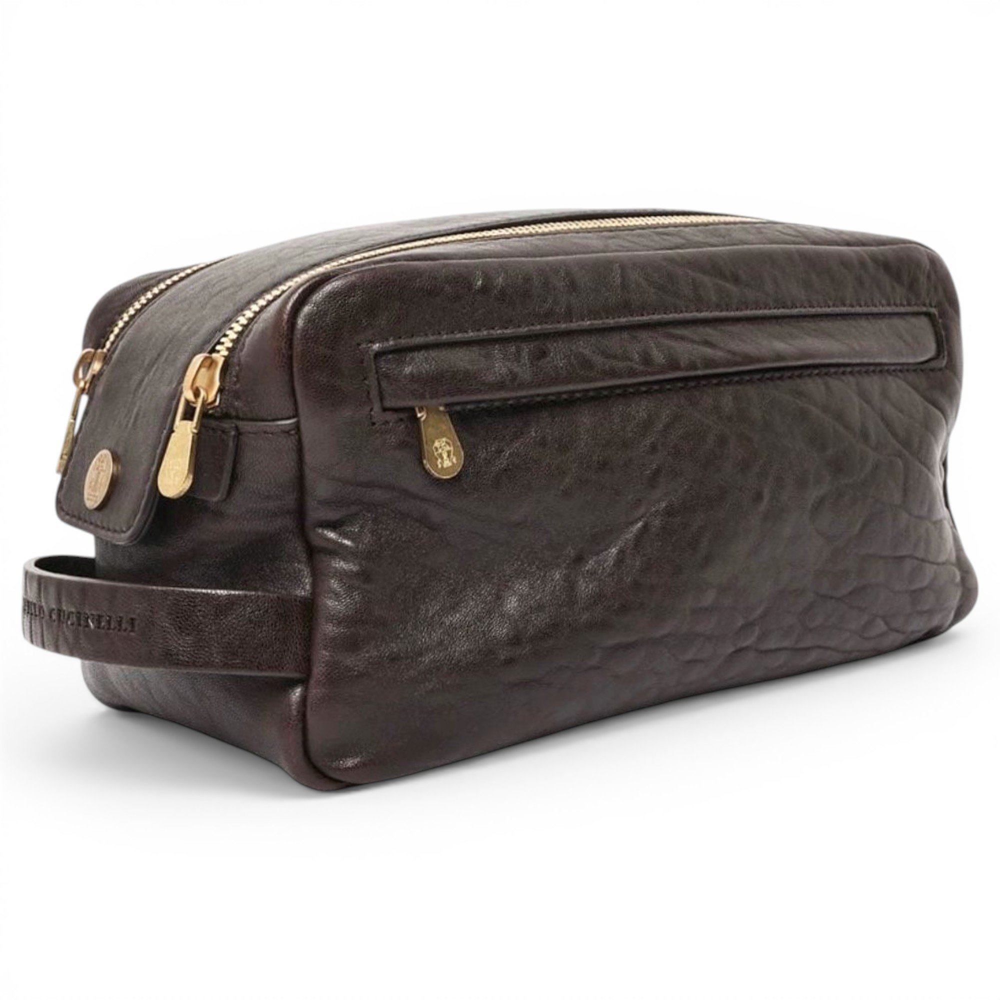 Leather vanity case