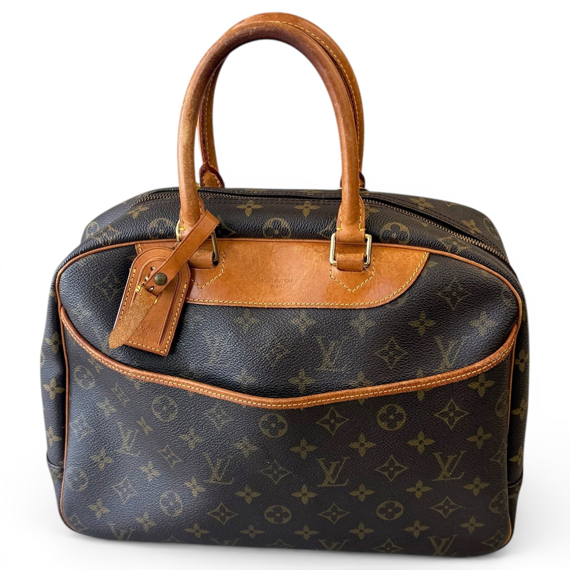 Deauville leather handbag