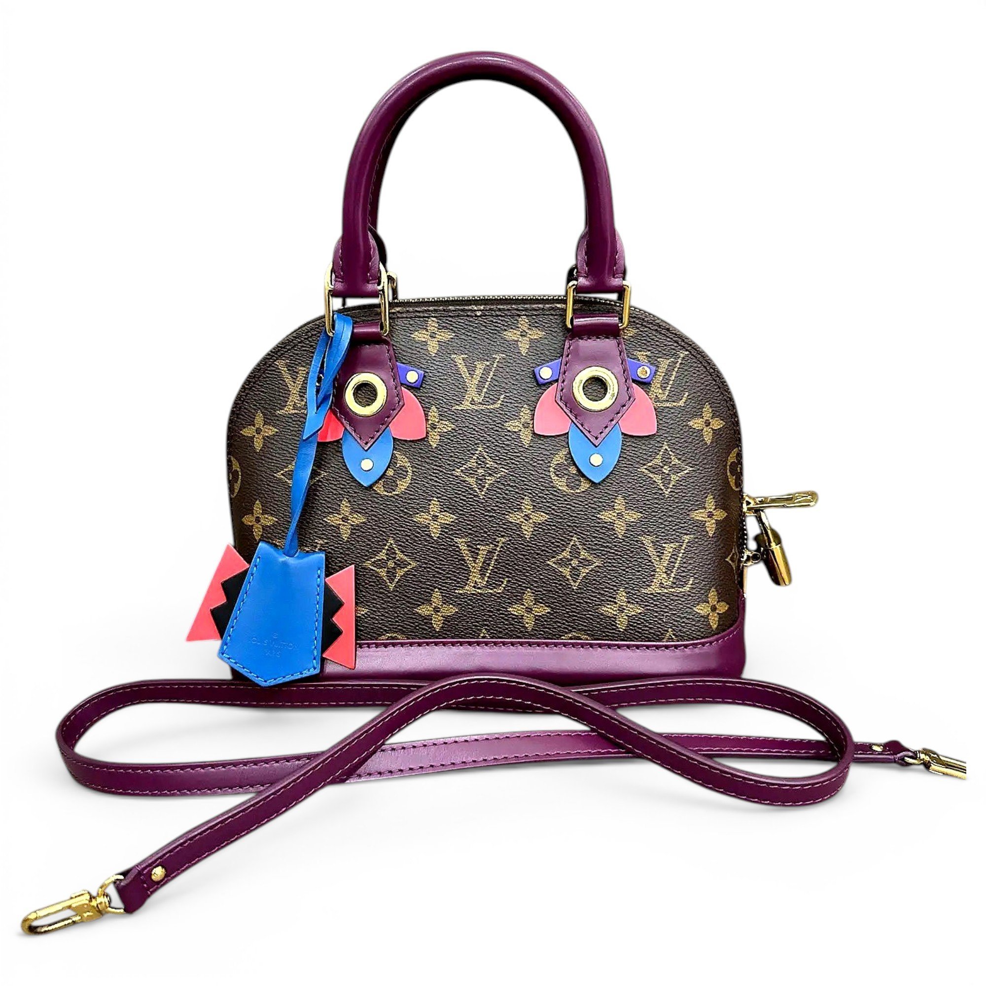 Alma vinyl handbag