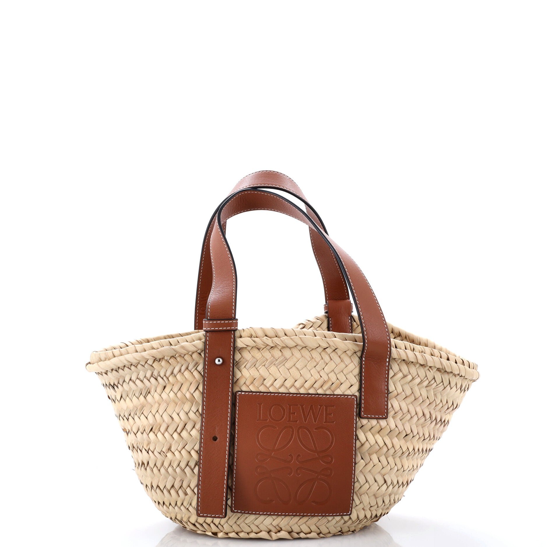 Loewe Basket Tote Raffia Small