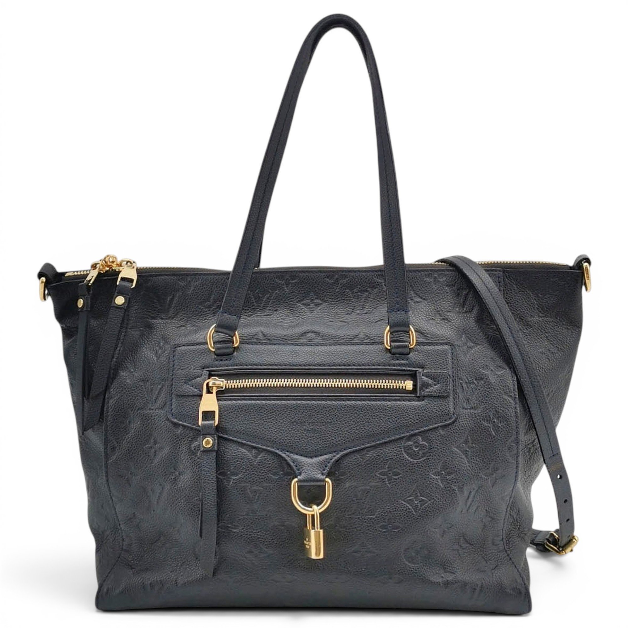 Lumineuse leather handbag