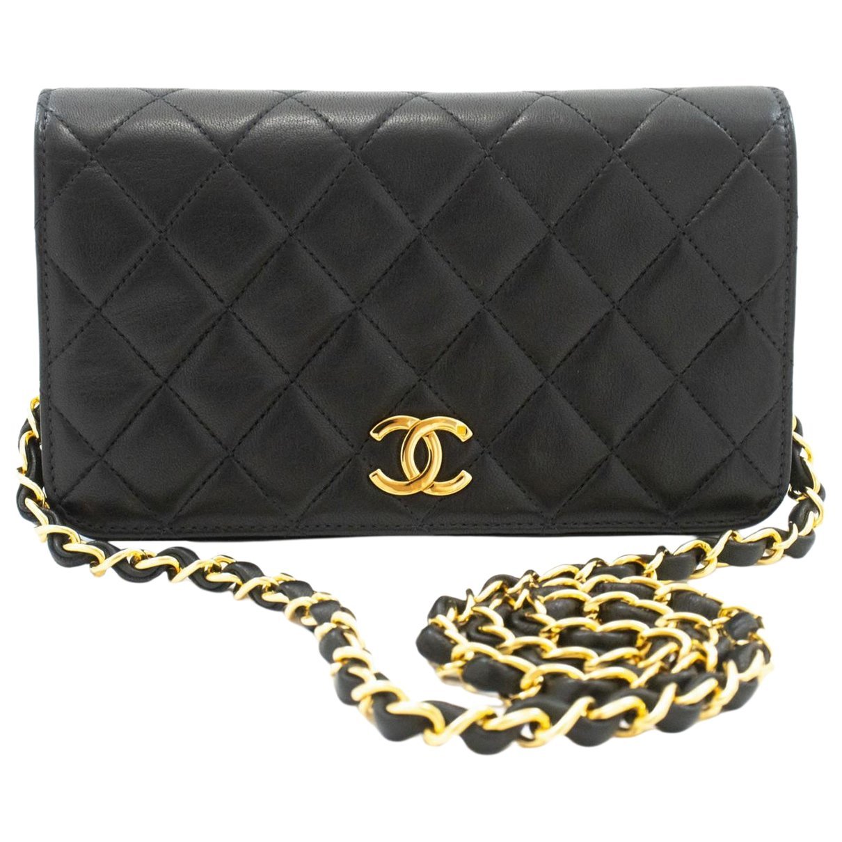 Trendy CC Flap leather handbag