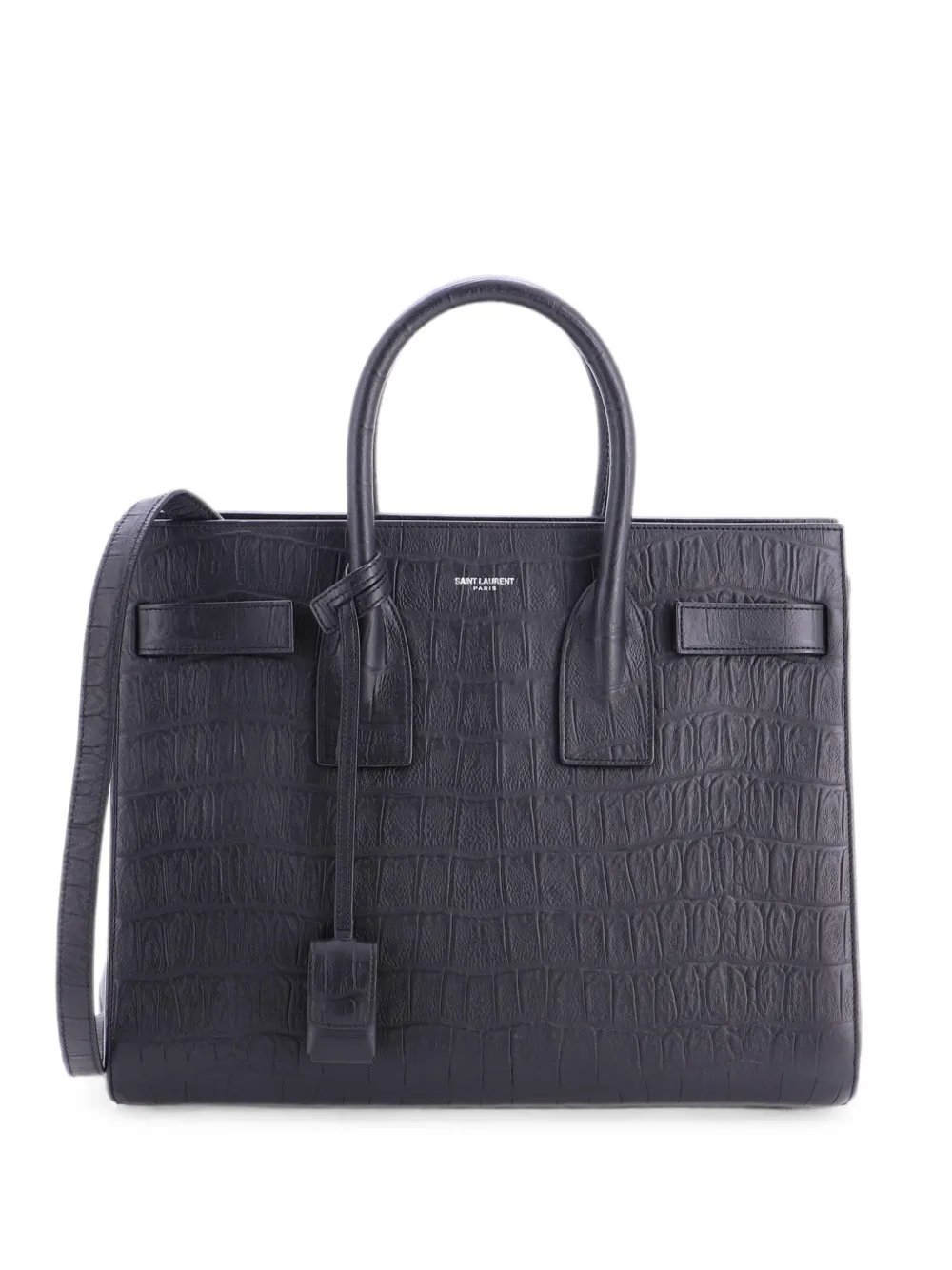 Sac de Jour NM Bag Crocodile Embossed Leather Small satchel