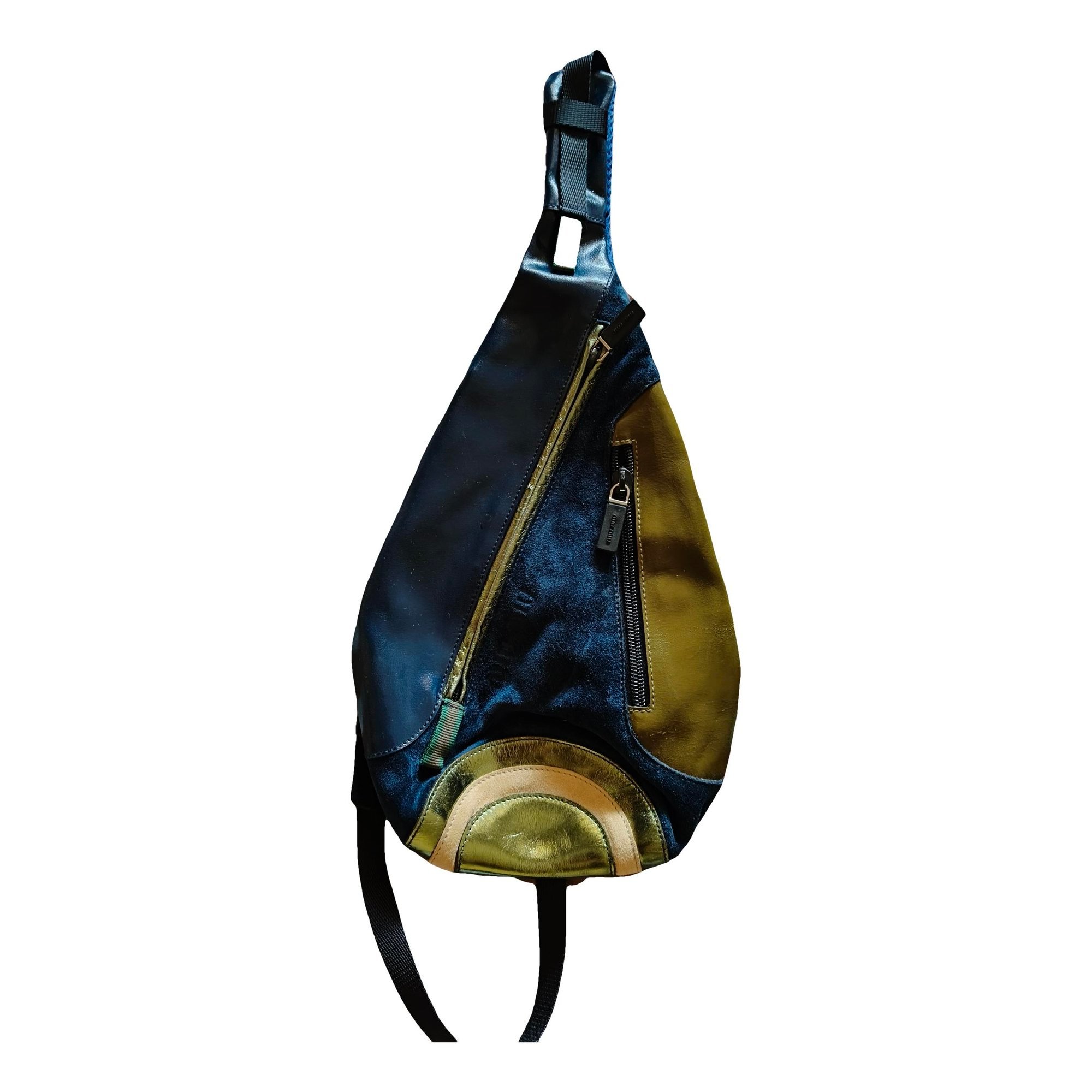 Leather backpack