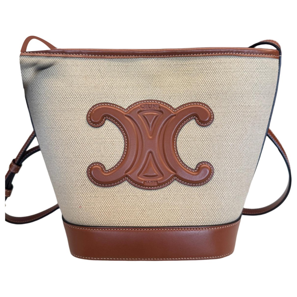 SAC SEAU leather handbag