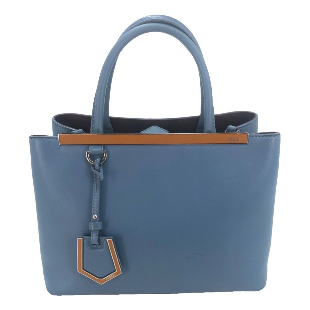 Pocket leather handbag