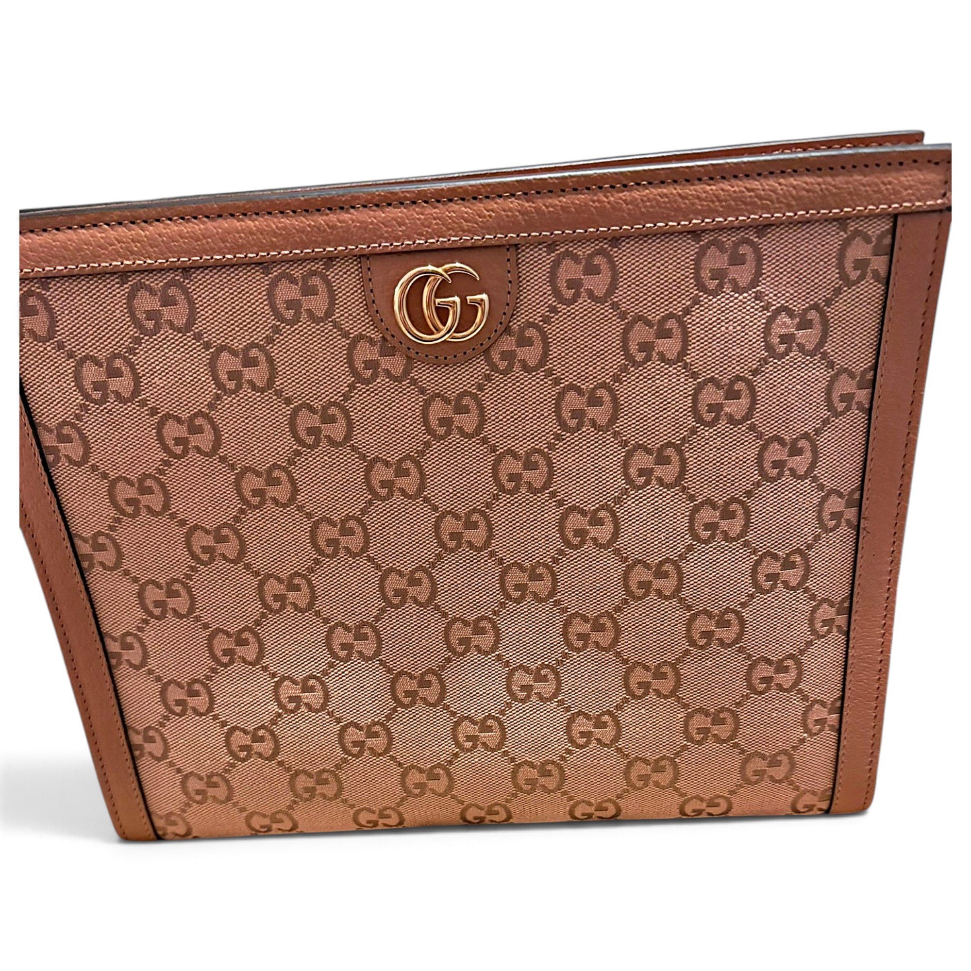 Ophidia cloth clutch bag