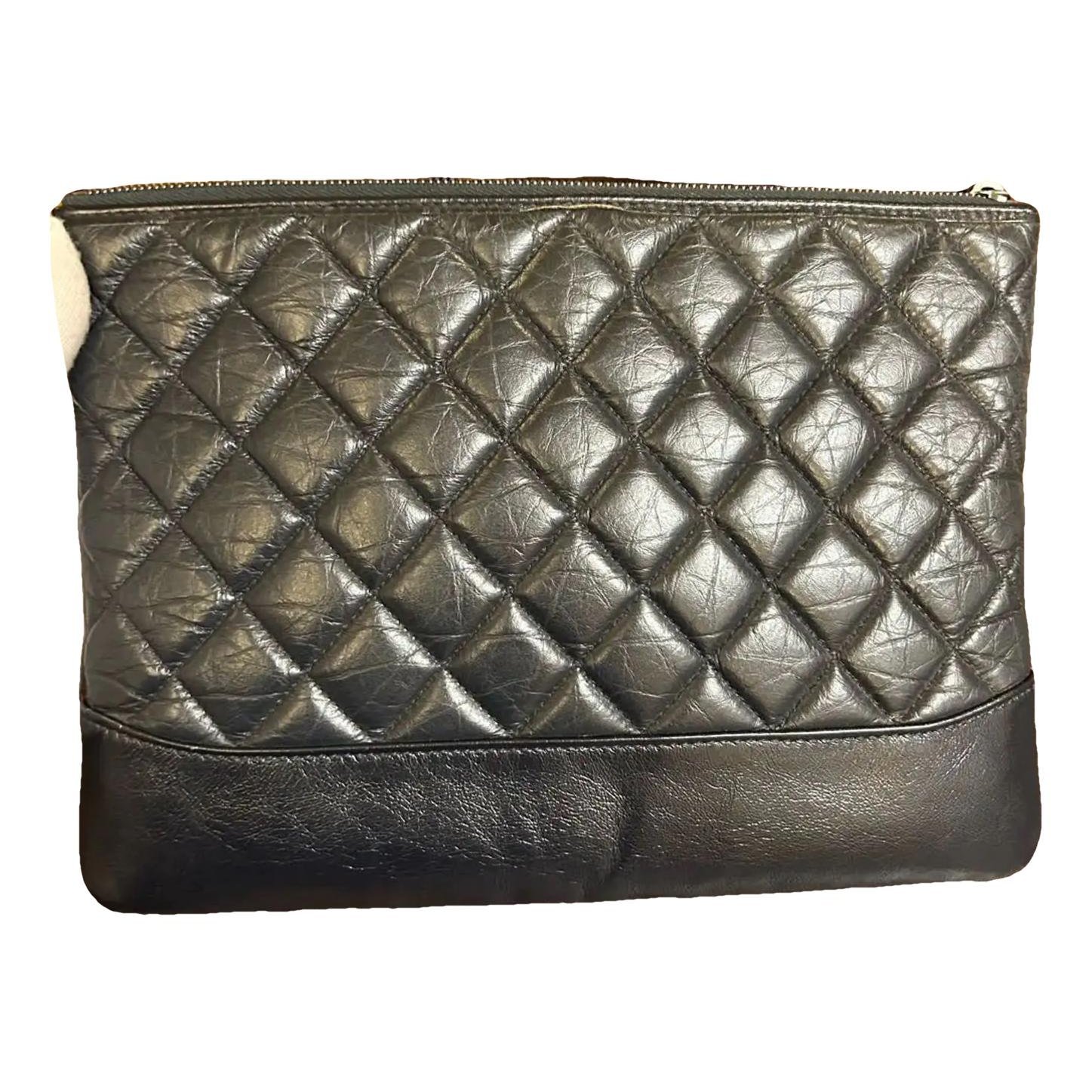 Boy leather clutch bag