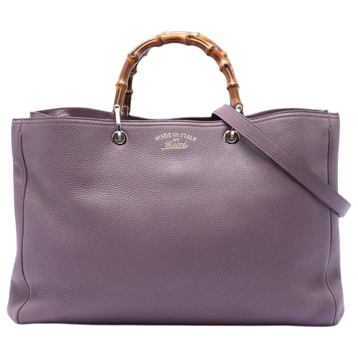 Bamboo leather satchel