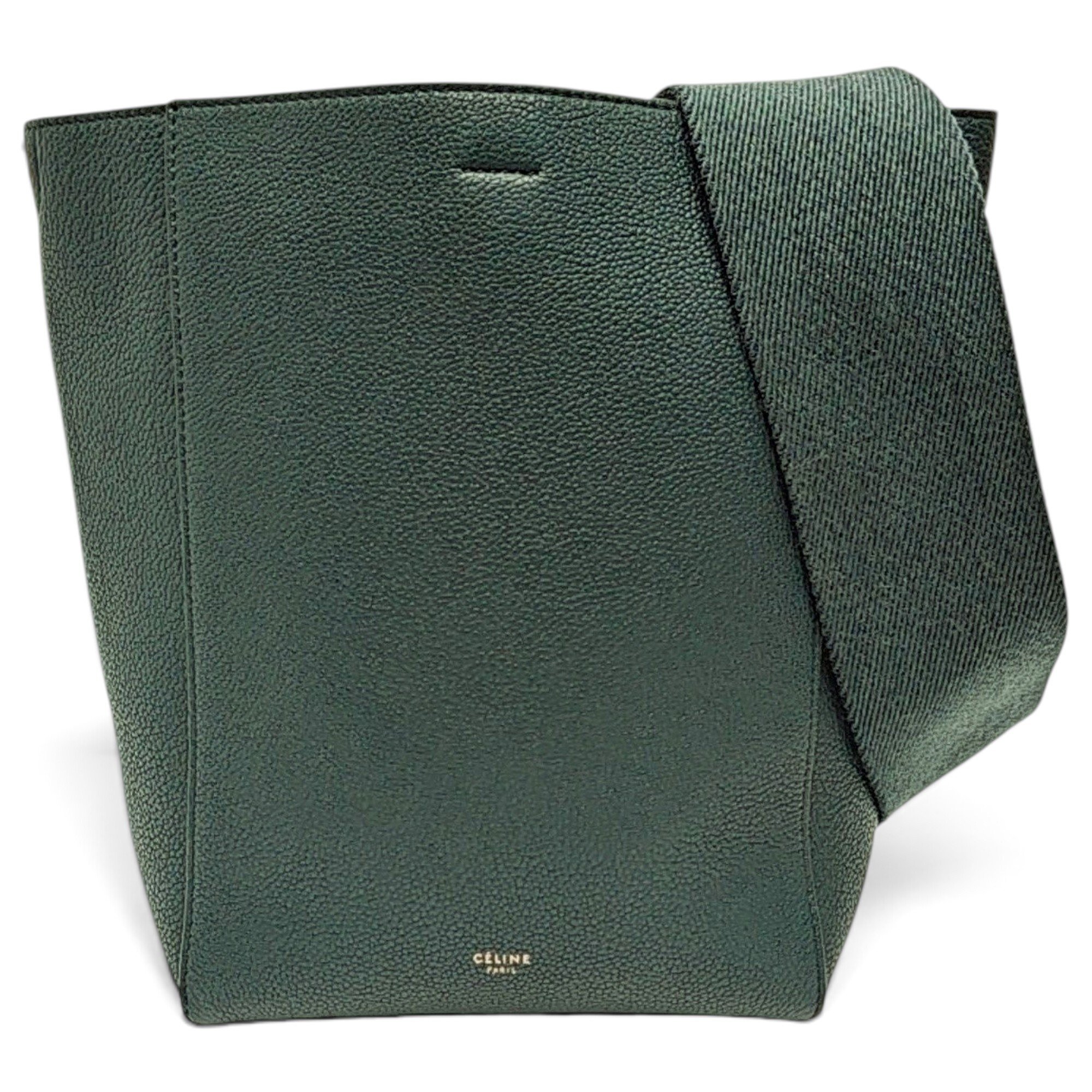 Seau Sangle leather handbag