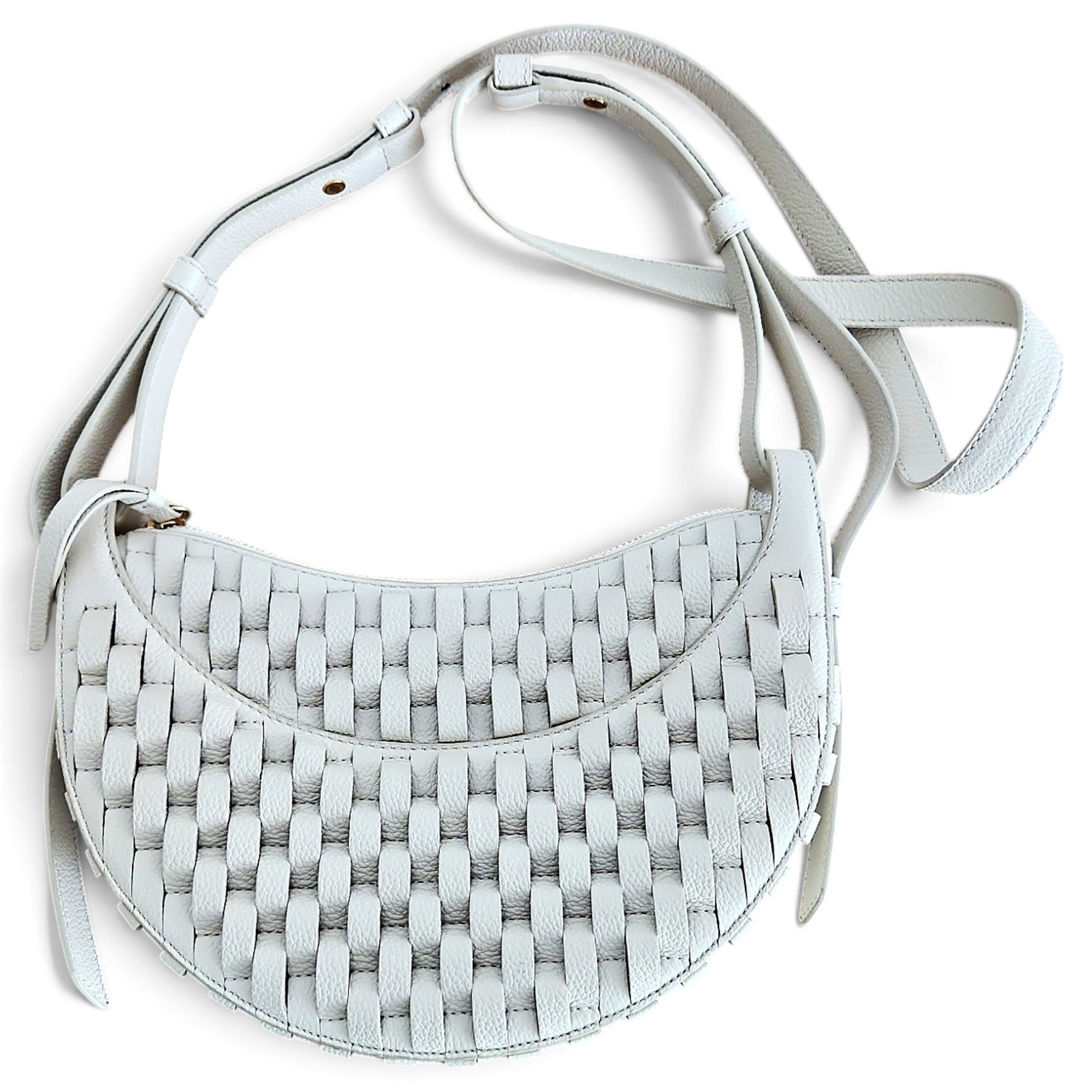 Numéro Dix leather crossbody bag