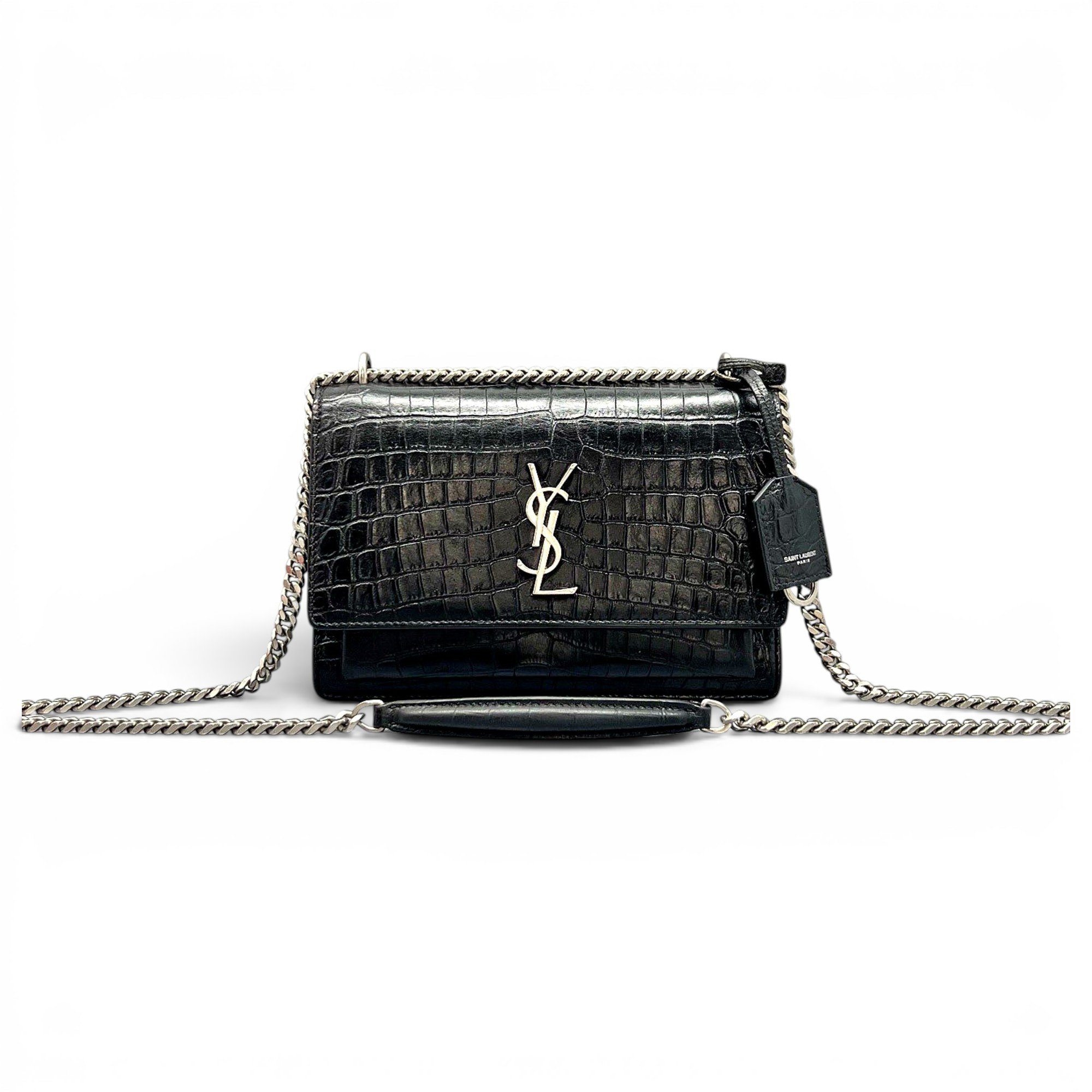 Sunset leather crossbody bag