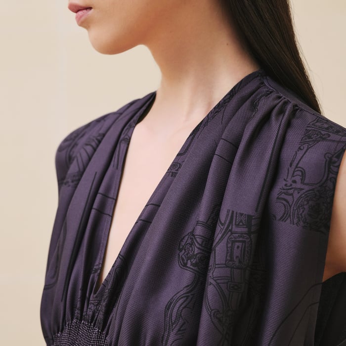 Violet Améthyste "En Desordre Finesse" Dress