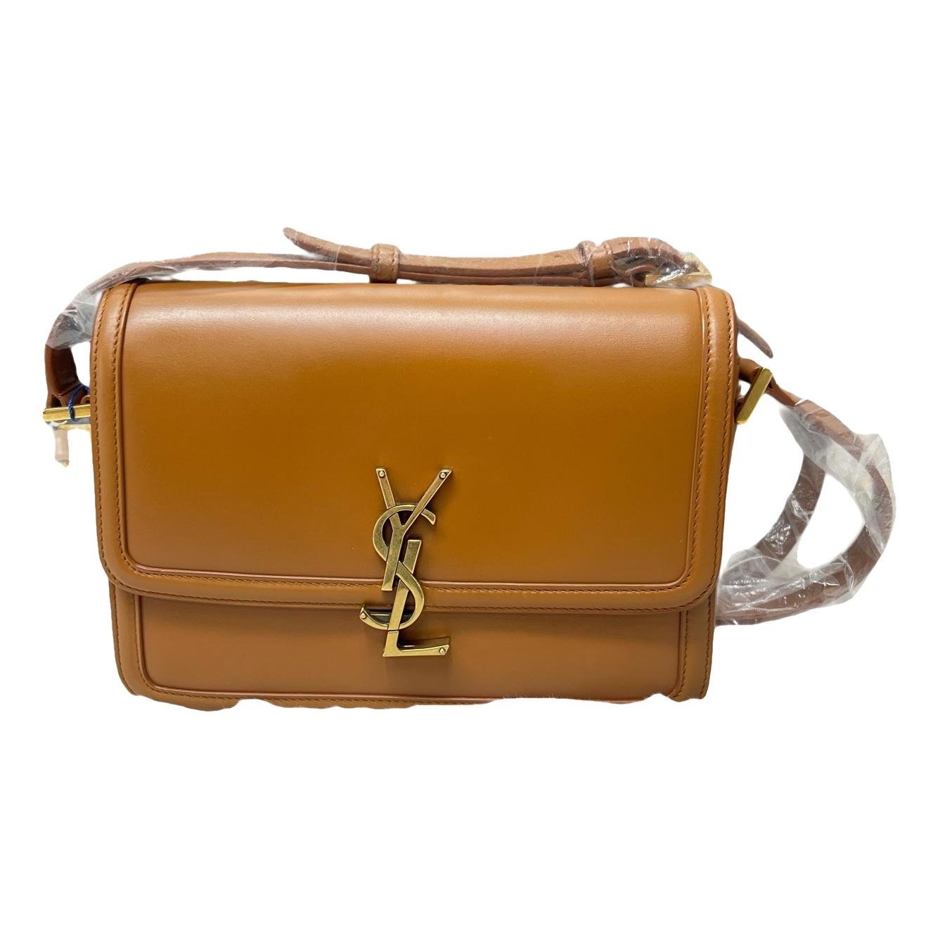 Solférino leather handbag