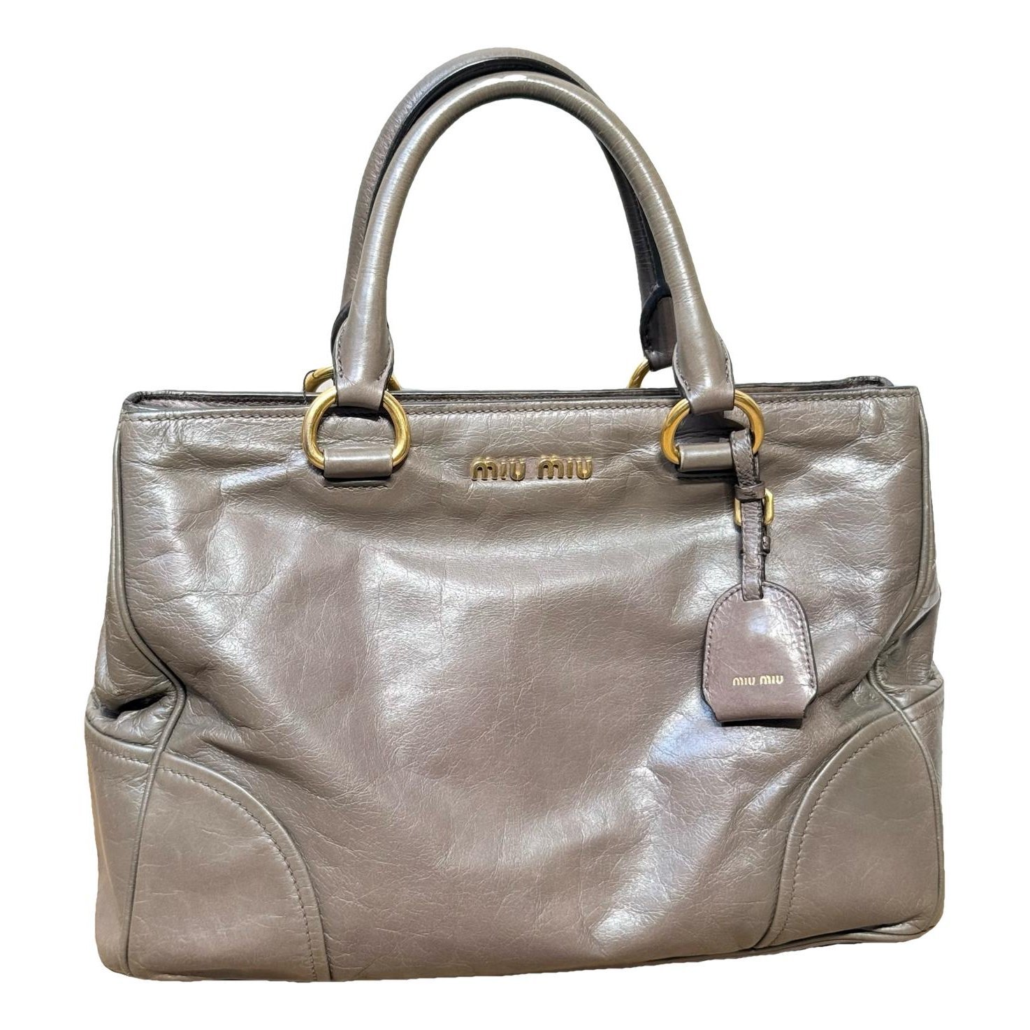 Leather handbag
