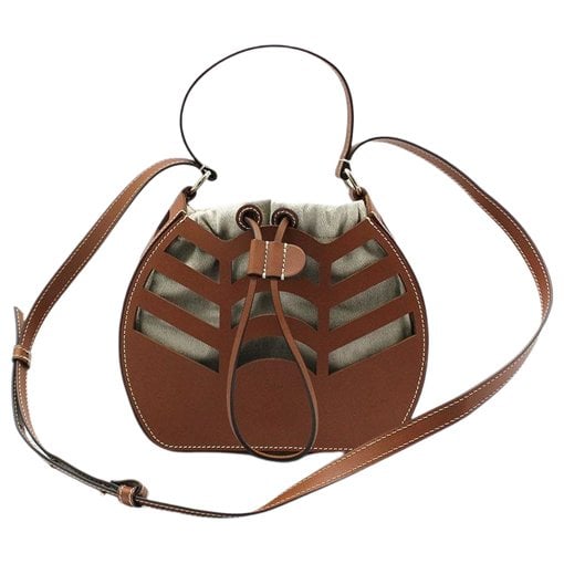 Leather handbag