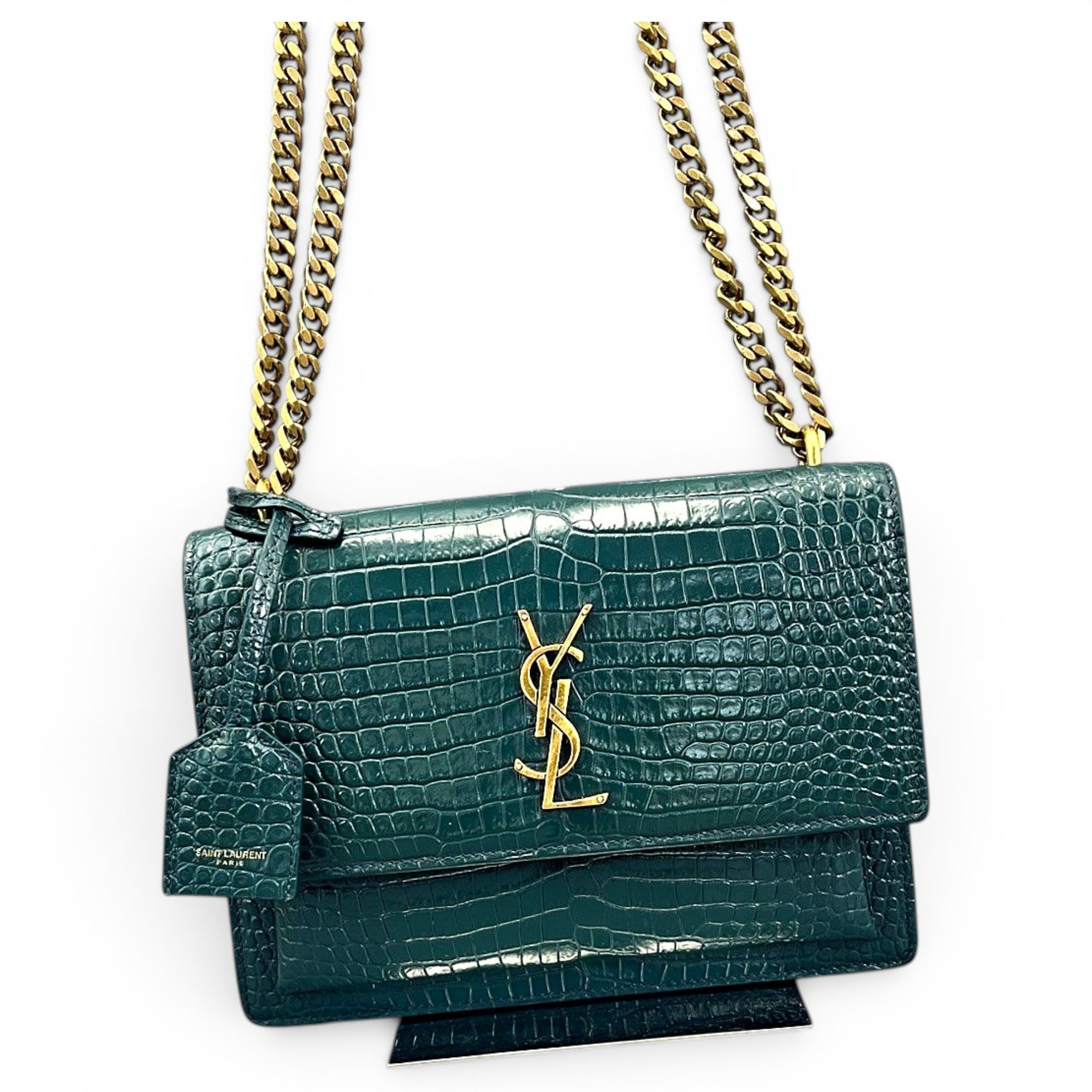Sunset leather handbag
