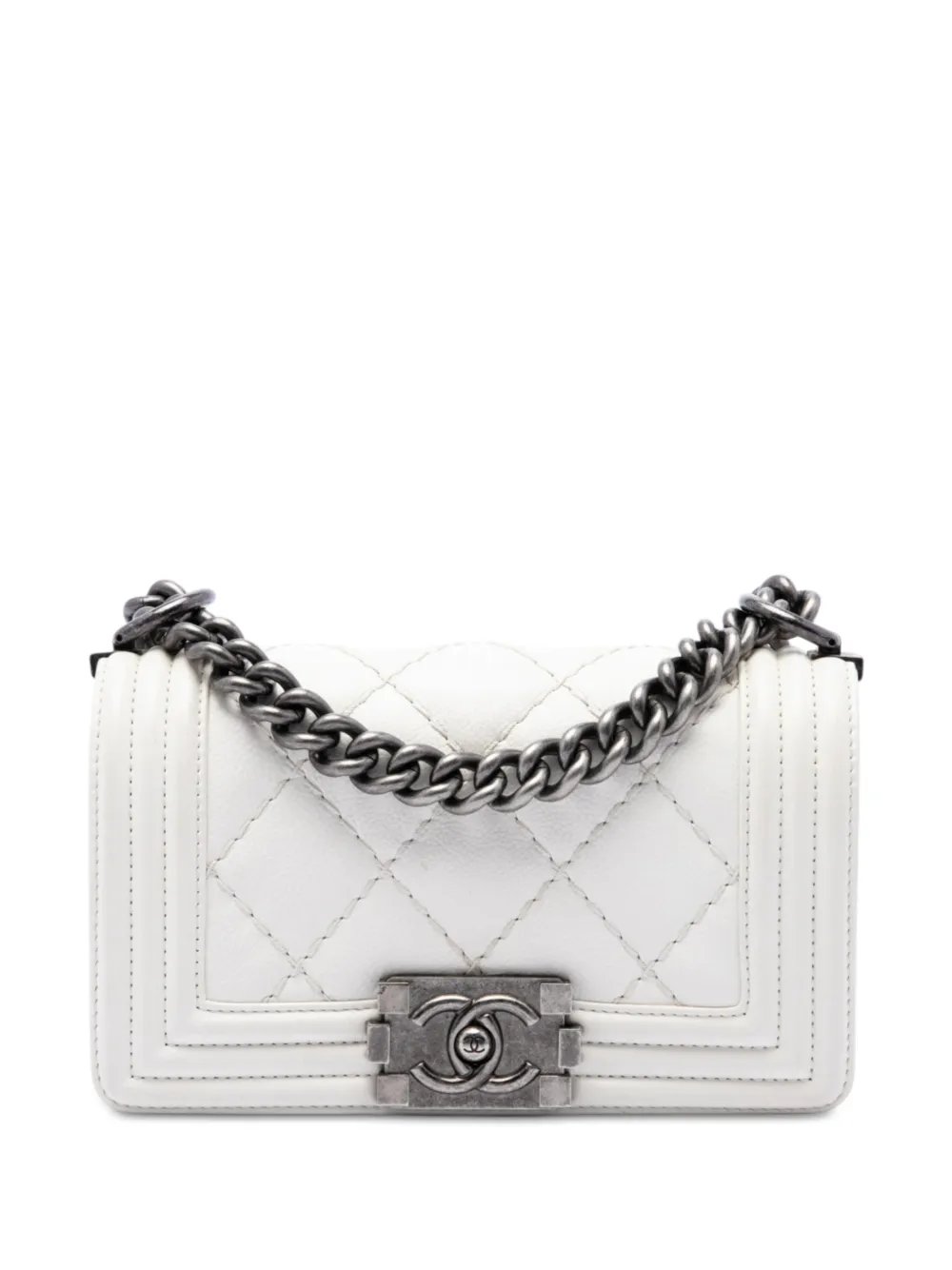 2013-2014 Small Calfskin Double Stitch Boy Flap crossbody bag