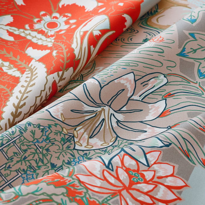 Mille Feuilles De Soie Double Face Scarf 90