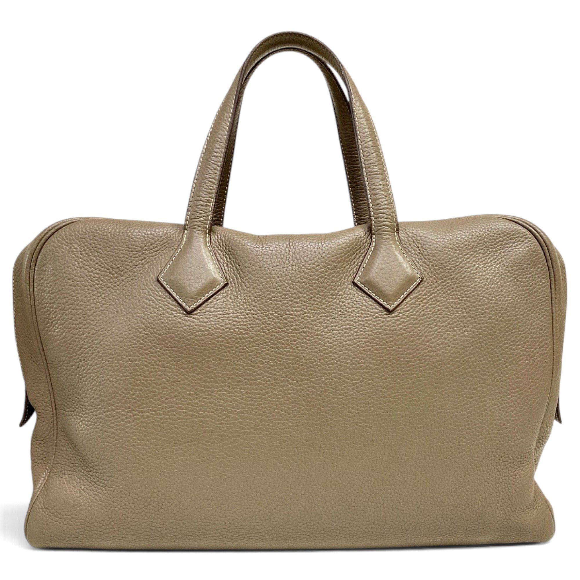 Leather tote