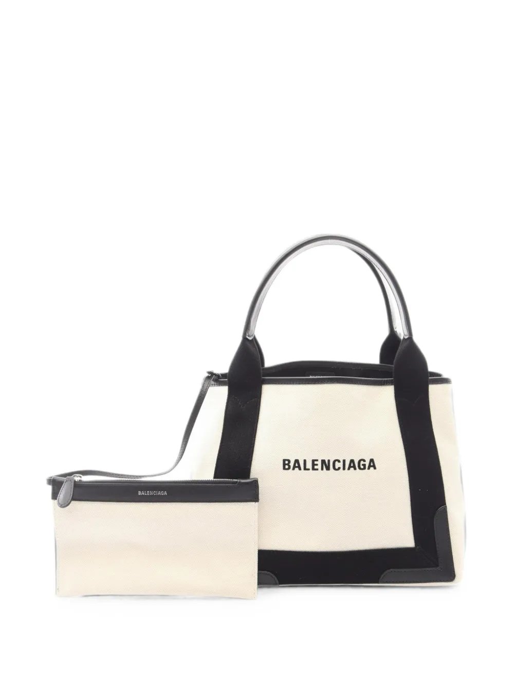 Balenciaga 2000s Navy Cabas tote bag