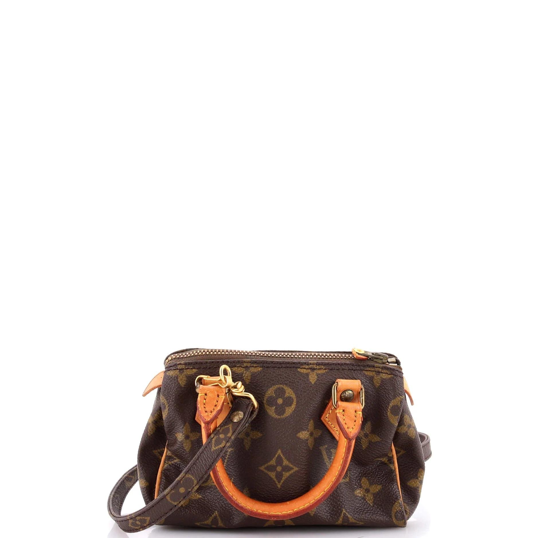 Louis Vuitton Nano Speedy / Mini HL cloth handbag